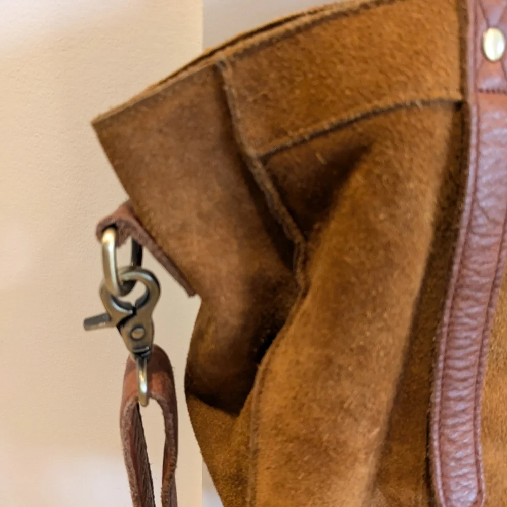 Anabaglish Aurora Suede Tote - Picture 6 of 9